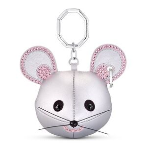 Swarovski key ring mouse
